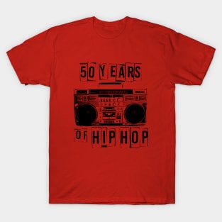 Retro 50 Years of Hip Hop T-Shirt